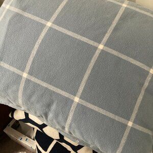 L.L.Bean Flat  Flannel Top Sheet Window Pane